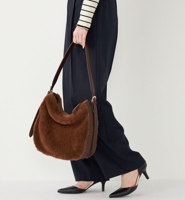 SHIPS Colors 「SHIPS Colors:ボア コンビ ワンショルダー バッグ」|ショルダー・メッセンジャー|