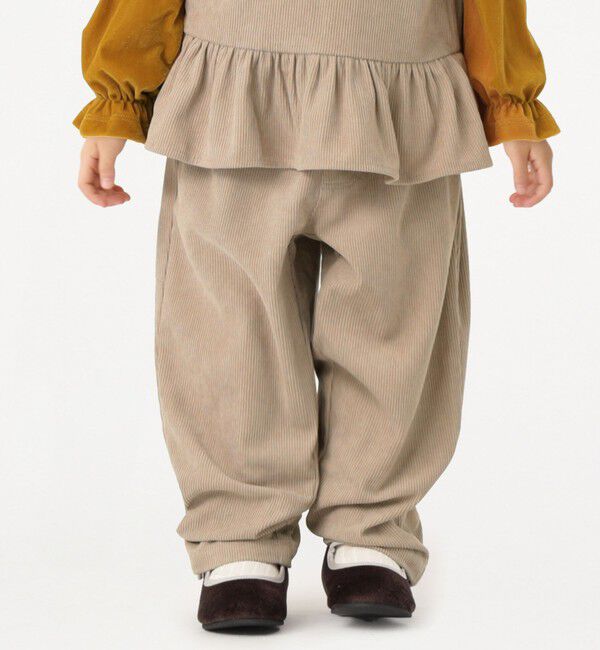 SHIPS Colors 「SHIPS Colors:90～130cm / コーデュロイ イージーパンツ」|その他|ベージュ