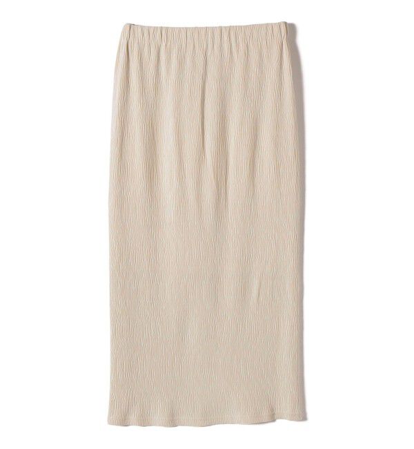 SHIPS Colors 「SHIPS Colors:〈手洗い可能〉ポリエステル ベロア プリーツ タイトスカート」|スカート|