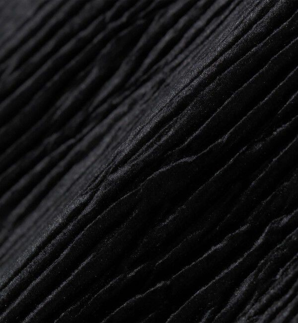 SHIPS Colors 「SHIPS Colors:〈手洗い可能〉ポリエステル ベロア プリーツ タイトスカート」|スカート|