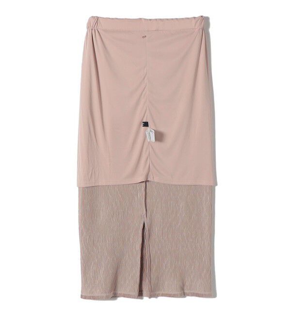 SHIPS Colors 「SHIPS Colors:〈手洗い可能〉ポリエステル ベロア プリーツ タイトスカート」|スカート|