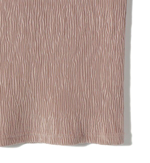 SHIPS Colors 「SHIPS Colors:〈手洗い可能〉ポリエステル ベロア プリーツ タイトスカート」|スカート|