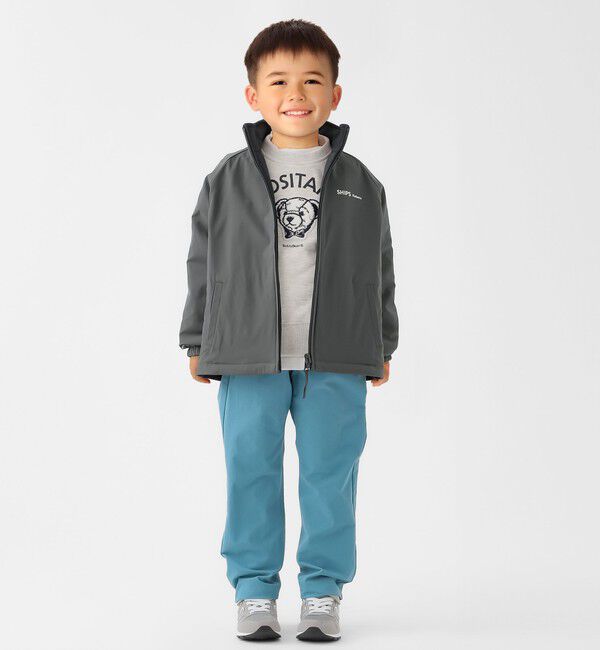 SHIPS Colors 「SHIPS Colors:110～150cm/ 〈洗濯機可能〉リバーシブル ジップブルゾン◇」|ブルゾン・スタジャン|