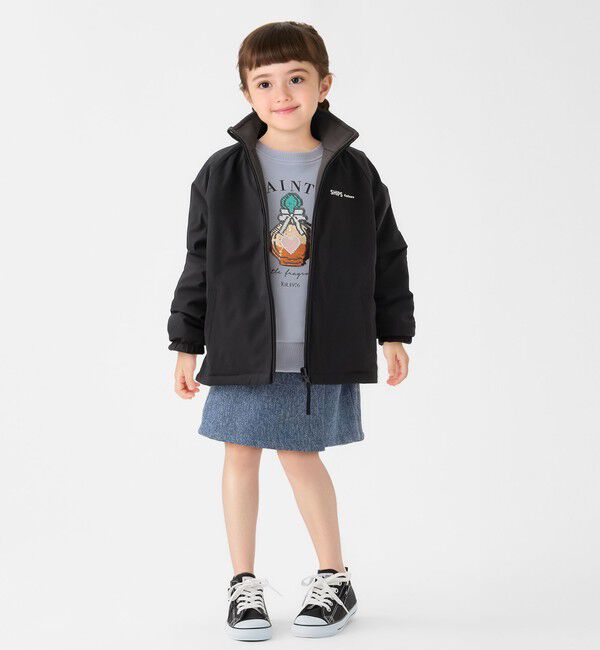 SHIPS Colors 「SHIPS Colors:110～150cm/ 〈洗濯機可能〉リバーシブル ジップブルゾン◇」|ブルゾン・スタジャン|