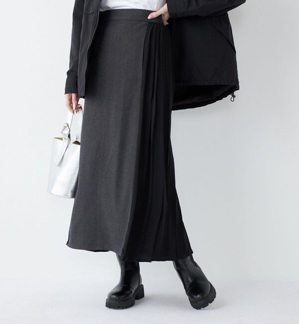 SHIPS Colors 「SHIPS Colors:〈手洗い可能〉プリーツ コンビ スカート」|スカート|