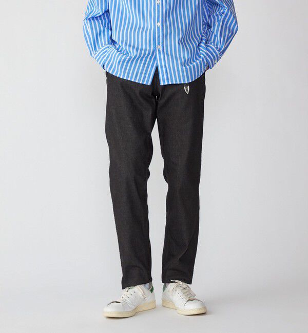 SHIPS「SHIPS: デニム ライク テーパード チノ」|チノ|ブラック