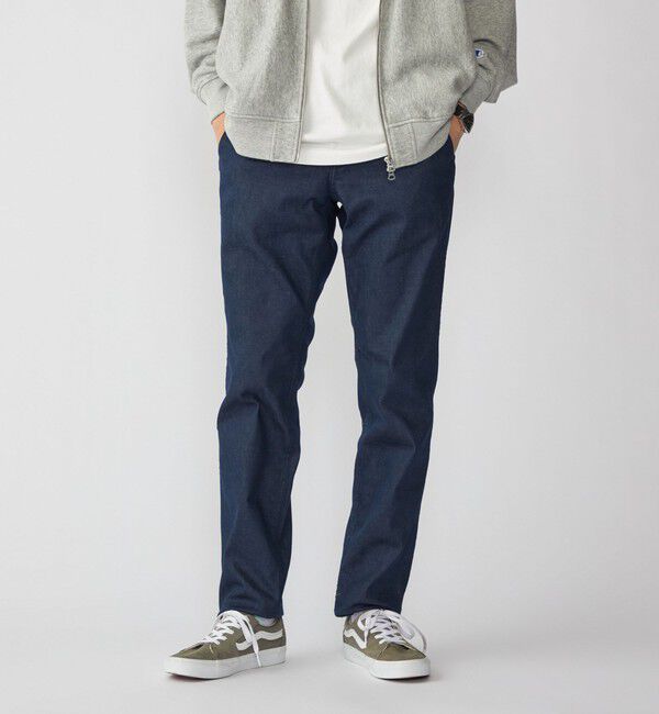 SHIPS「SHIPS: デニム ライク テーパード チノ」|チノ|