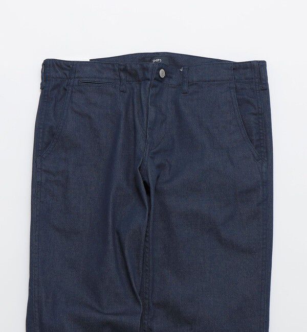 SHIPS「SHIPS: デニム ライク テーパード チノ」|チノ|