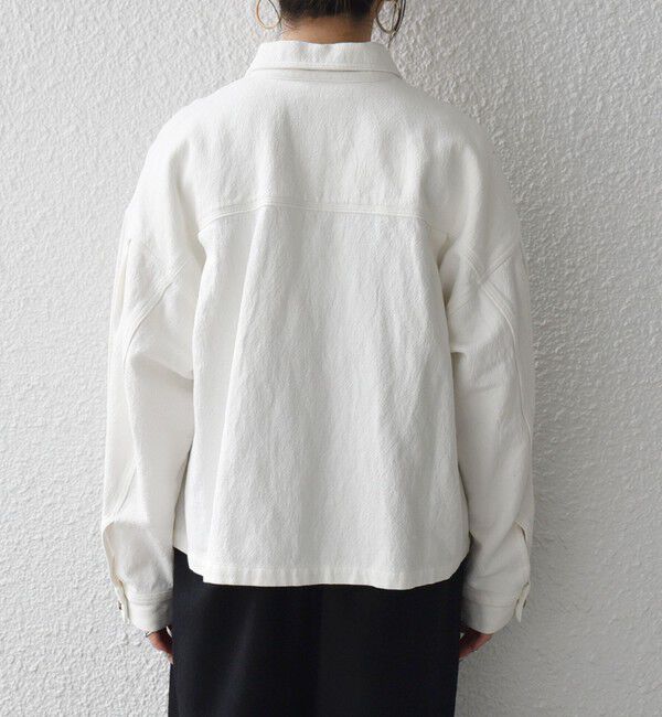 SHIPS any「《予約》SHIPS any:〈洗濯機可能〉カルゼ ショート ワーク ジャケット」|その他|