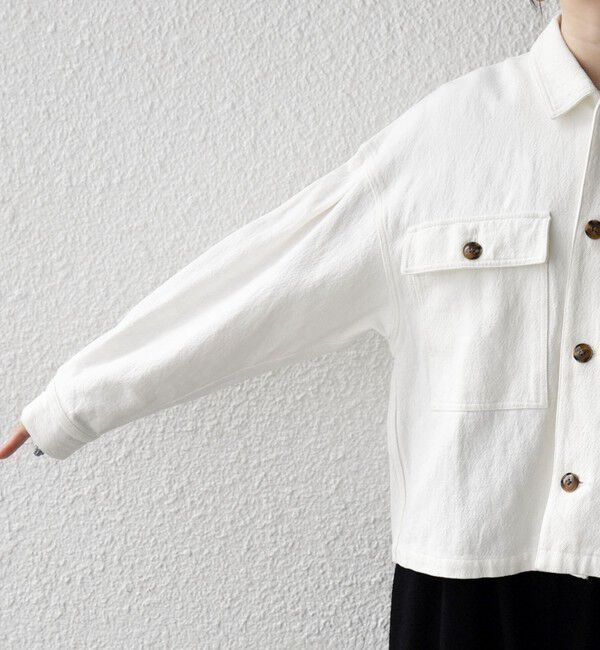 SHIPS any「《予約》SHIPS any:〈洗濯機可能〉カルゼ ショート ワーク ジャケット」|その他|