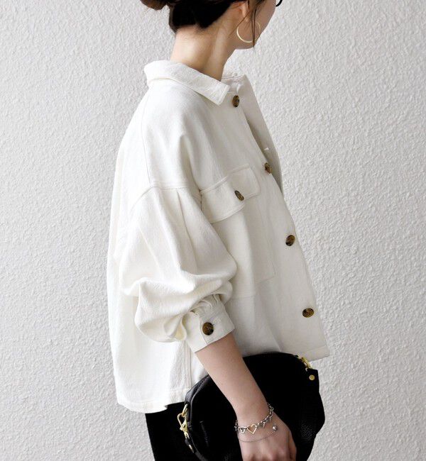 SHIPS any「《予約》SHIPS any:〈洗濯機可能〉カルゼ ショート ワーク ジャケット」|その他|