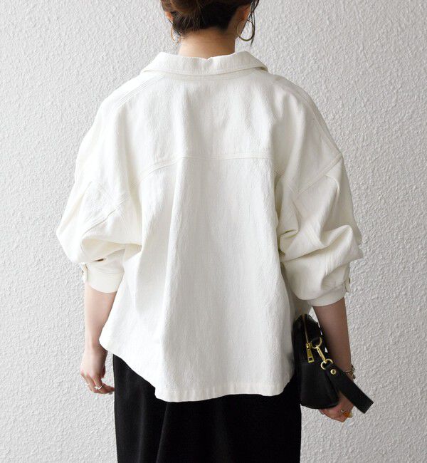 SHIPS any「《予約》SHIPS any:〈洗濯機可能〉カルゼ ショート ワーク ジャケット」|その他|