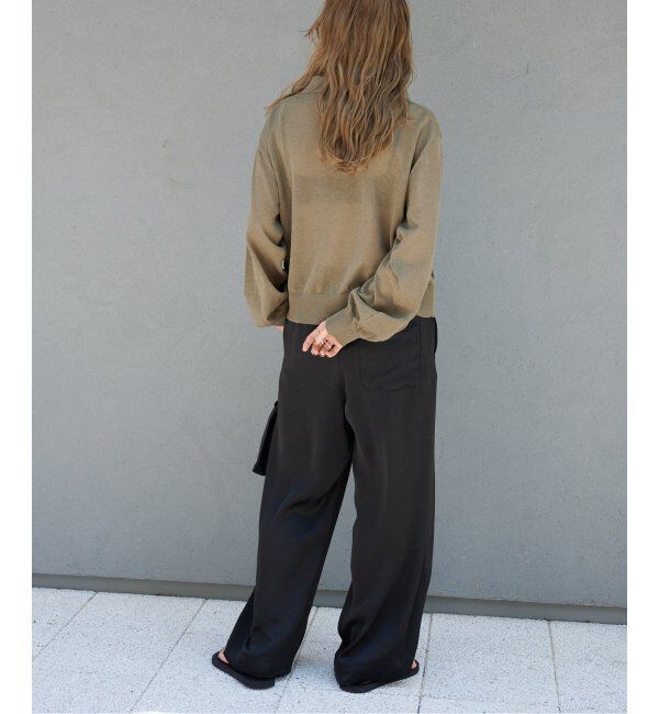 OUTDOOR PRODUCTS Usual Things「ハイゲージシアーロングスリーブニットポロシャツ」|ニット・セーター|