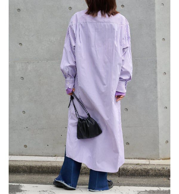 OUTDOOR PRODUCTS Usual Things「コットンポリエステルロンストシャツワンピース」|ワンピース|