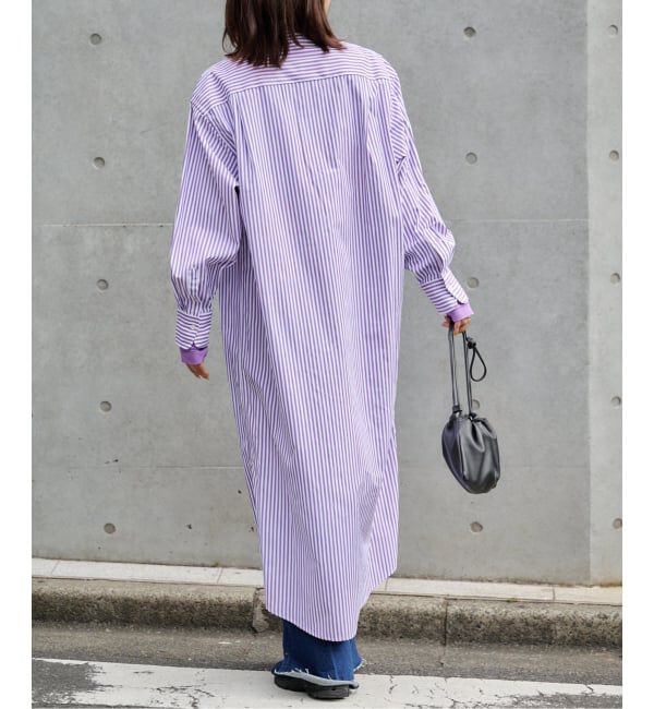 OUTDOOR PRODUCTS Usual Things「コットンポリエステルロンストシャツワンピース」|ワンピース|