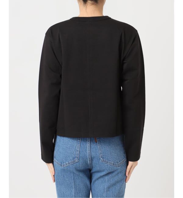 OUTDOOR PRODUCTS Usual Things「ロゴ刺繍コットンクルーネックカーディガン」|カーディガン|