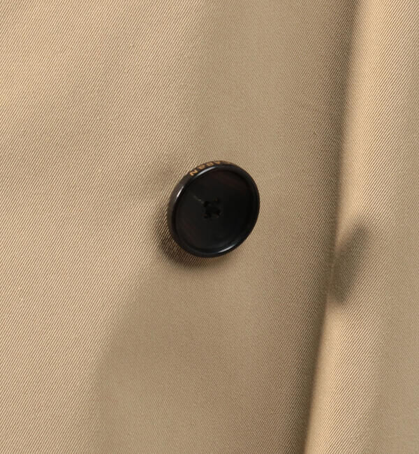 CABaN「CABaN コットンポリエステルシャンブレー オーバーサイズトレンチコート」|トレンチコート|