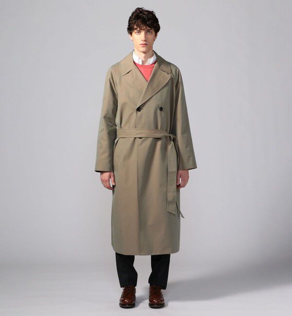 CABaN「CABaN コットンポリエステルシャンブレー オーバーサイズトレンチコート」|トレンチコート|