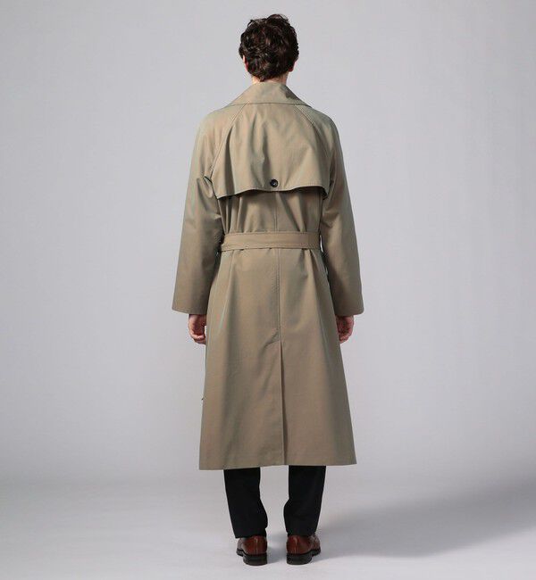 CABaN「CABaN コットンポリエステルシャンブレー オーバーサイズトレンチコート」|トレンチコート|