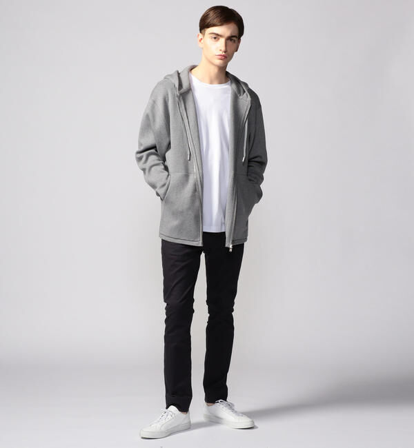 CABaN「CABaN コットンカシミヤ ジップパーカ」|ニット・セーター|