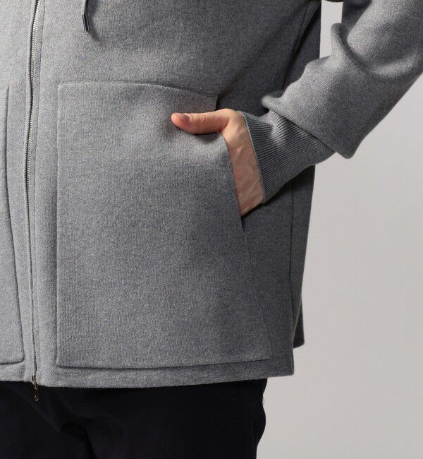 CABaN「CABaN コットンカシミヤ ジップパーカ」|ニット・セーター|