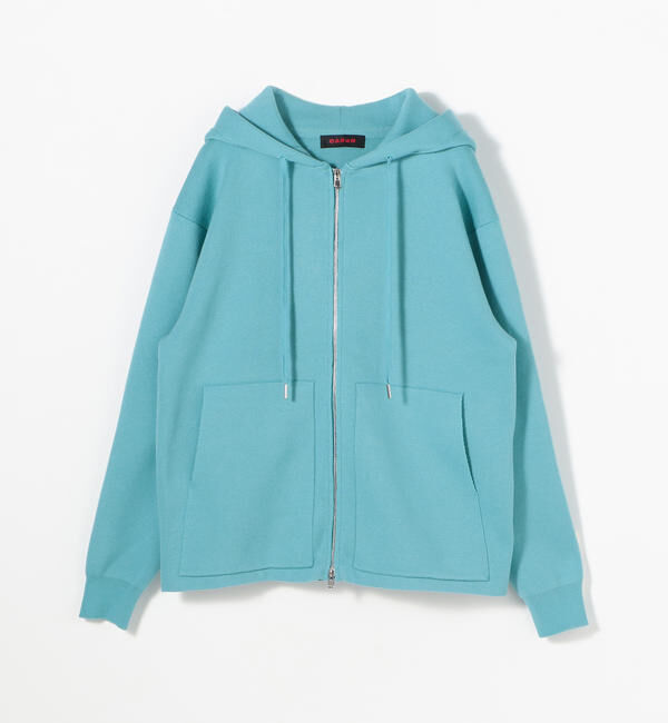 CABaN「CABaN コットンカシミヤ ジップパーカ」|ニット・セーター|