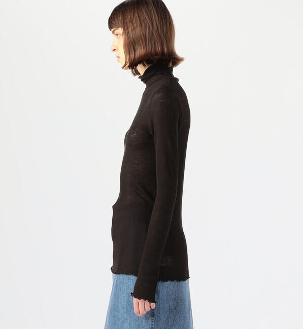 MACPHEE「ウールリブ タートルネックプルオーバー」|Tシャツ・カットソー|