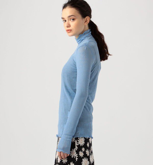 MACPHEE「ウールリブ タートルネックプルオーバー」|Tシャツ・カットソー|