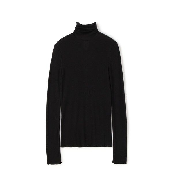 Ballsey「コットンシルクリブ タートルネックプルオーバー」|Tシャツ・カットソー|19 ブラック