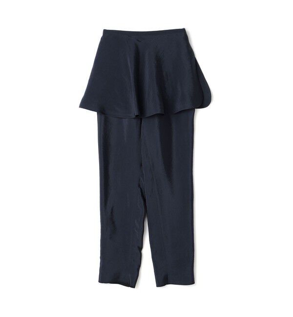 BACCA「ビスコースツイル  スカートパンツ」|その他|69 ネイビー