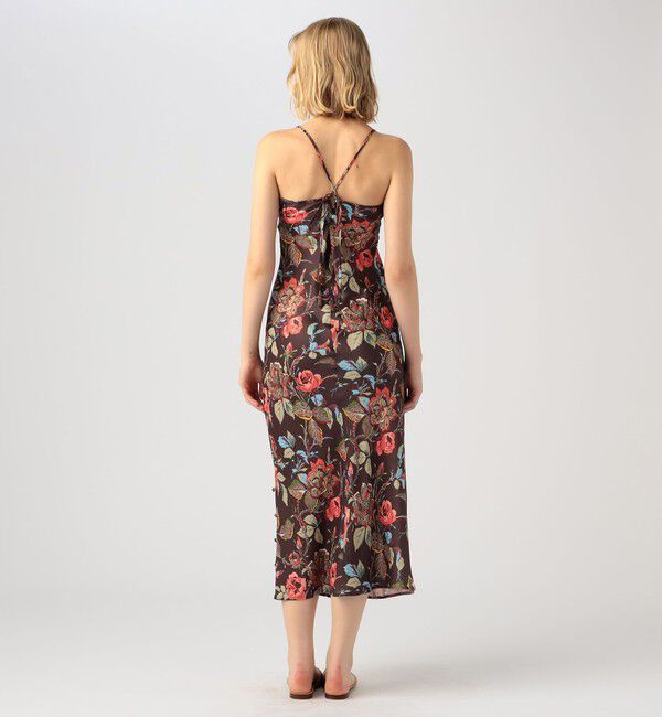 SOULEIADO「ポリエステルプリント キャミソールドレス」|ワンピース|