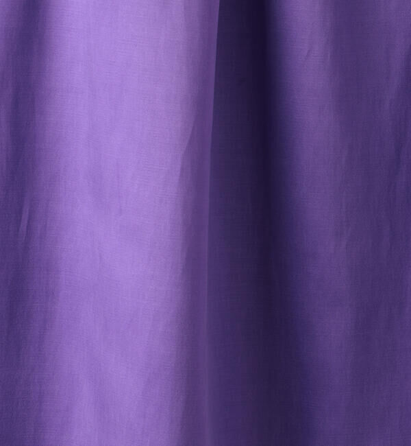 Ballsey「スライミーサテン ギャザーフレアスカート」|フレア|