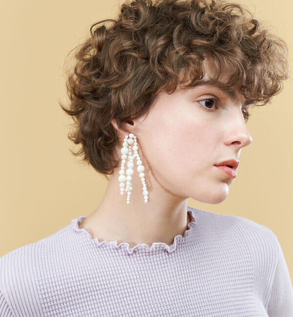 TOMORROWLAND GOODS「mussels and muscle LYZINIA 片耳ピアス」|ピアス|