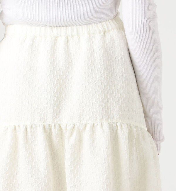 Ballsey「ペイズリーマトラッセ ギャザーロングスカート」|フレア|