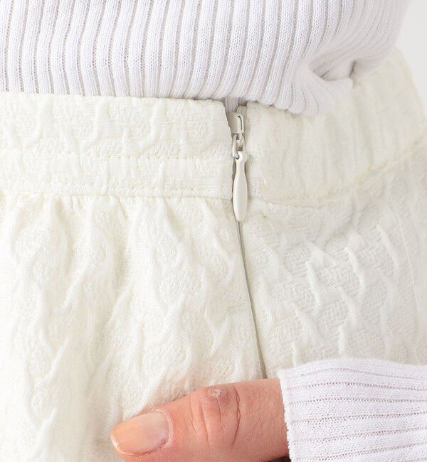 Ballsey「ペイズリーマトラッセ ギャザーロングスカート」|フレア|