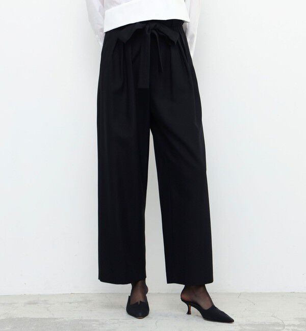 BACCA「レーヨンポリエステル カマーベルトパンツ」|その他|
