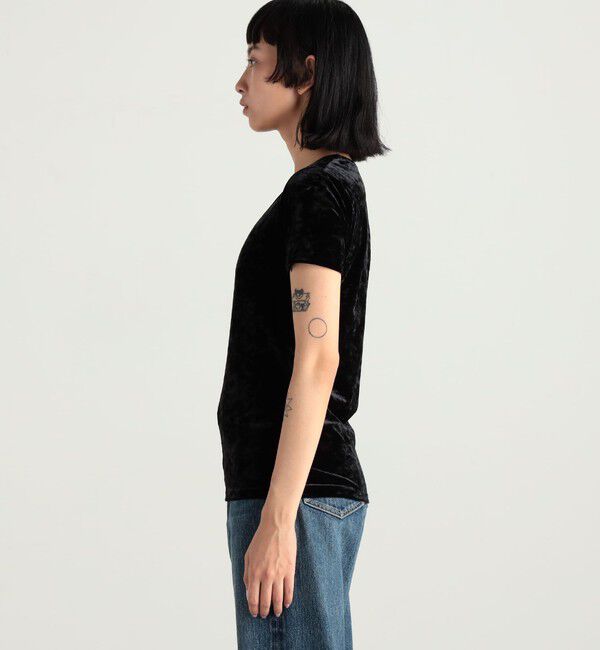 Edition「クラッシュベロアTシャツ」|Tシャツ・カットソー|