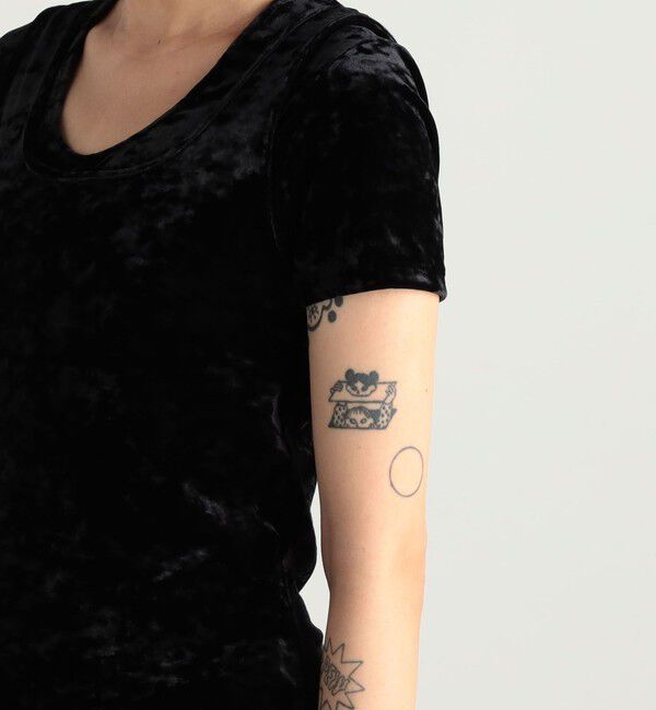 Edition「クラッシュベロアバックオープンワンピース」|ワンピース|