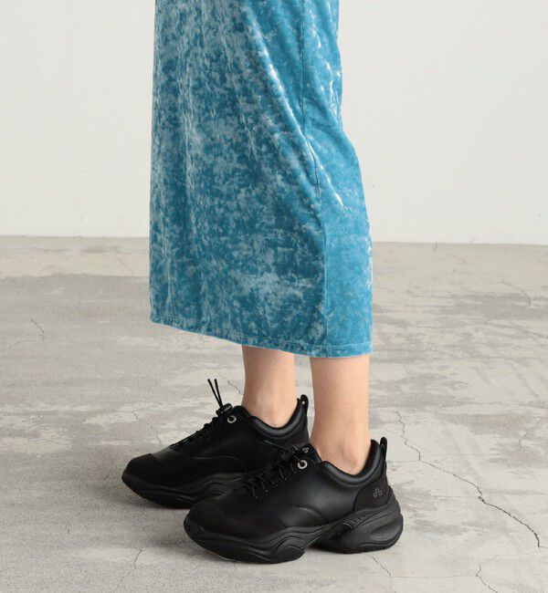 Edition「クラッシュベロアバックオープンワンピース」|ワンピース|