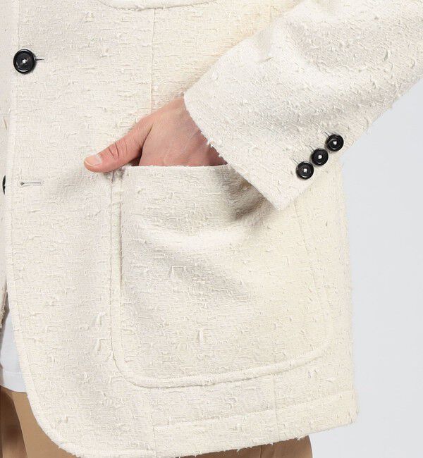 CABaN「CABaN スプリングツイード 3ポケットテーラードジャケット」|テーラードジャケット|