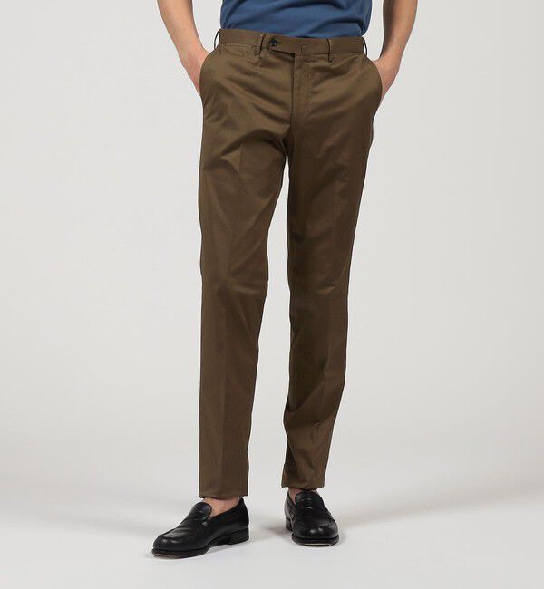 TOMORROWLAND MENS「アイスコットンチノ スリムパンツ」|チノ|