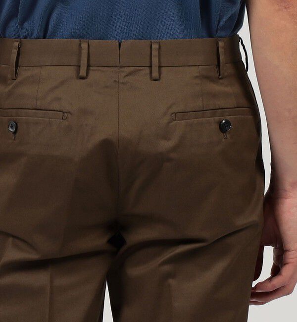 TOMORROWLAND MENS「アイスコットンチノ スリムパンツ」|チノ|