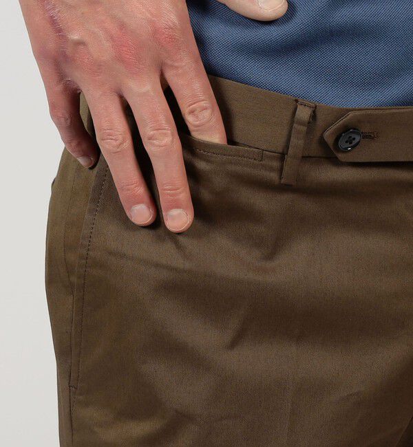 TOMORROWLAND MENS「アイスコットンチノ スリムパンツ」|チノ|