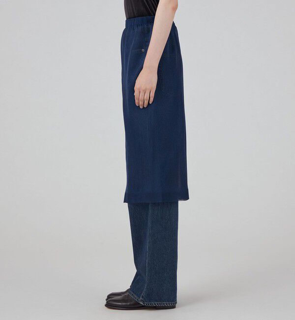 MACPHEE「ポリエステルシアー ミディスカート」|スカート|