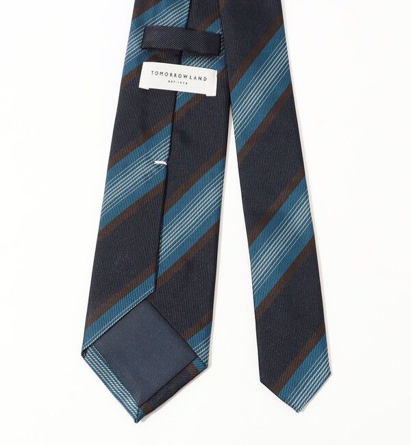 TOMORROWLAND GOODS「TOMORROWLAND シルク レジメンタルネクタイ」|ネクタイ・蝶ネクタイ|
