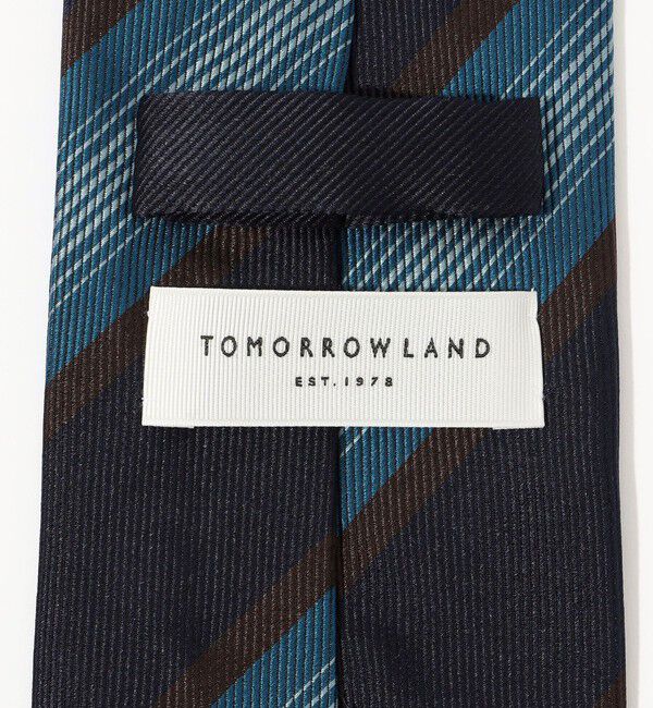 TOMORROWLAND GOODS「TOMORROWLAND シルク レジメンタルネクタイ」|ネクタイ・蝶ネクタイ|
