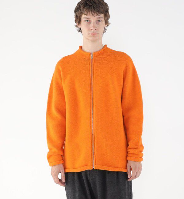 GALERIE VIE「スコットランドウール ジップアップカーディガン」|ニット・セーター|