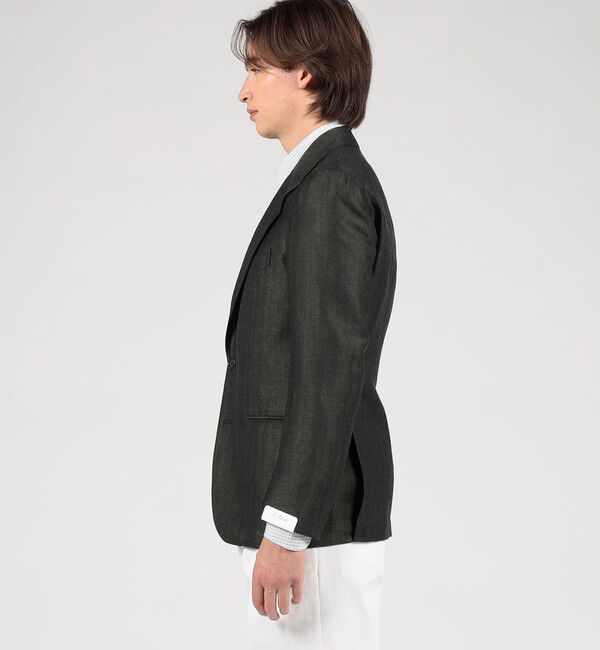 TOMORROWLAND MENS「【別注】De Petrillo リネンコットン シングルブレステッド3Bジャケット」|テーラードジャケット|