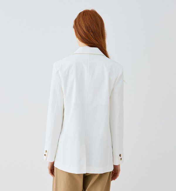 GALERIE VIE「ノンマーセライズドコットン テーラードジャケット」|テーラードジャケット|