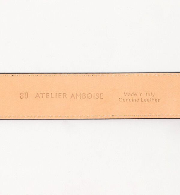 TOMORROWLAND GOODS「AMBOISE NABUK レザーベルト」|ベルト|